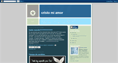 Desktop Screenshot of cristomiamor.blogspot.com