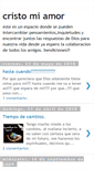Mobile Screenshot of cristomiamor.blogspot.com