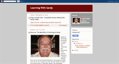 Desktop Screenshot of learningwithsandy.blogspot.com