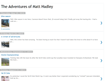 Tablet Screenshot of matthadley.blogspot.com