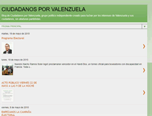 Tablet Screenshot of ciudadanos-valenzuela.blogspot.com