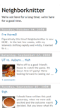 Mobile Screenshot of neighborknitter.blogspot.com
