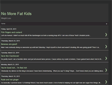 Tablet Screenshot of nomorefatkid.blogspot.com