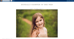 Desktop Screenshot of kendallskorneroftheweb.blogspot.com