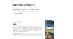 Desktop Screenshot of dobrivici.blogspot.com