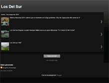Tablet Screenshot of losdelsurbogota.blogspot.com