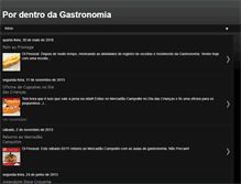 Tablet Screenshot of pordentrodagastronomia.blogspot.com