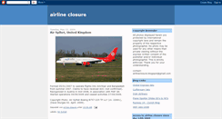 Desktop Screenshot of airline-closure.blogspot.com