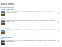 Tablet Screenshot of airline-closure.blogspot.com