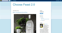 Desktop Screenshot of choosefeast2.blogspot.com