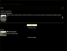 Tablet Screenshot of greenparkresidence.blogspot.com