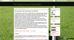 Desktop Screenshot of esportesholanda.blogspot.com