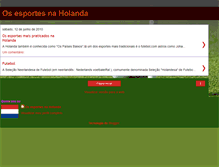 Tablet Screenshot of esportesholanda.blogspot.com