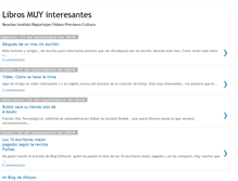 Tablet Screenshot of librosmuyinteresantes.blogspot.com