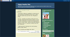 Desktop Screenshot of happyhealthydogs.blogspot.com