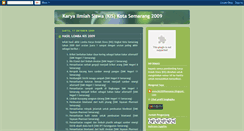 Desktop Screenshot of kis2009semarang.blogspot.com