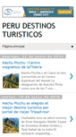 Mobile Screenshot of perudestinosturisticos.blogspot.com