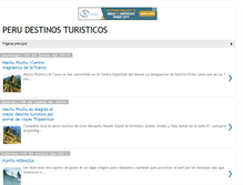 Tablet Screenshot of perudestinosturisticos.blogspot.com
