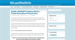 Desktop Screenshot of iklankoemini.blogspot.com