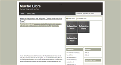 Desktop Screenshot of mucholibre.blogspot.com