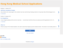 Tablet Screenshot of hkmedapp.blogspot.com