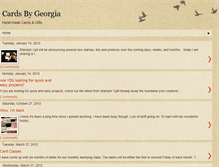 Tablet Screenshot of cardsbygeorgia.blogspot.com