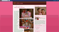 Desktop Screenshot of littlelangs.blogspot.com