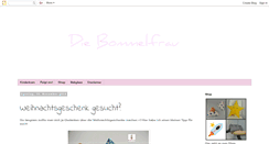 Desktop Screenshot of die-bommelfrau.blogspot.com