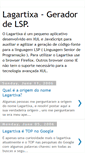 Mobile Screenshot of lagartixagpl.blogspot.com