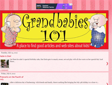 Tablet Screenshot of grandbabies101.blogspot.com