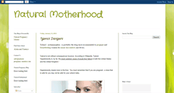 Desktop Screenshot of natural-motherhood.blogspot.com