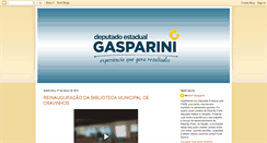 Desktop Screenshot of blogdogasparini.blogspot.com