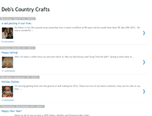 Tablet Screenshot of debscountrycrafts.blogspot.com