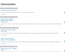 Tablet Screenshot of librariansnow.blogspot.com