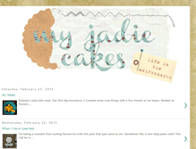 Tablet Screenshot of myjadiecakes.blogspot.com