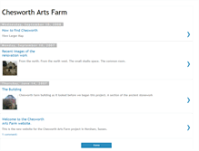 Tablet Screenshot of cheswortharts.blogspot.com