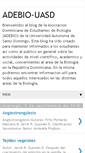 Mobile Screenshot of adebio-uasd.blogspot.com