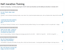 Tablet Screenshot of mike-k-halfmarathon.blogspot.com