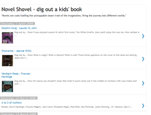 Tablet Screenshot of novelshovel.blogspot.com