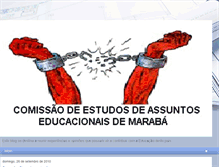 Tablet Screenshot of estudoseducacionaisdemaraba.blogspot.com