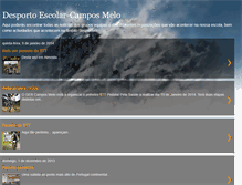 Tablet Screenshot of desportoescolar-camposmelo.blogspot.com