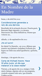 Mobile Screenshot of ennombredelamadre.blogspot.com