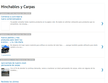 Tablet Screenshot of hinchablesycarpas.blogspot.com