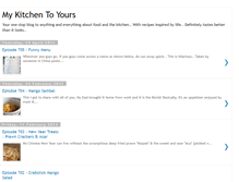 Tablet Screenshot of mykitchen-2-yours.blogspot.com
