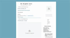 Desktop Screenshot of elblogeteloco.blogspot.com