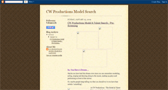 Desktop Screenshot of cwproductionsexpo.blogspot.com