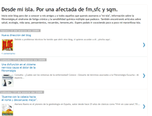Tablet Screenshot of desde-mi-isla.blogspot.com