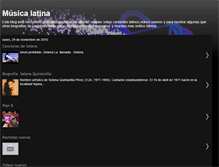 Tablet Screenshot of latinmusiic.blogspot.com
