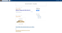 Desktop Screenshot of history-park.blogspot.com