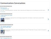 Tablet Screenshot of communicationsconversations.blogspot.com